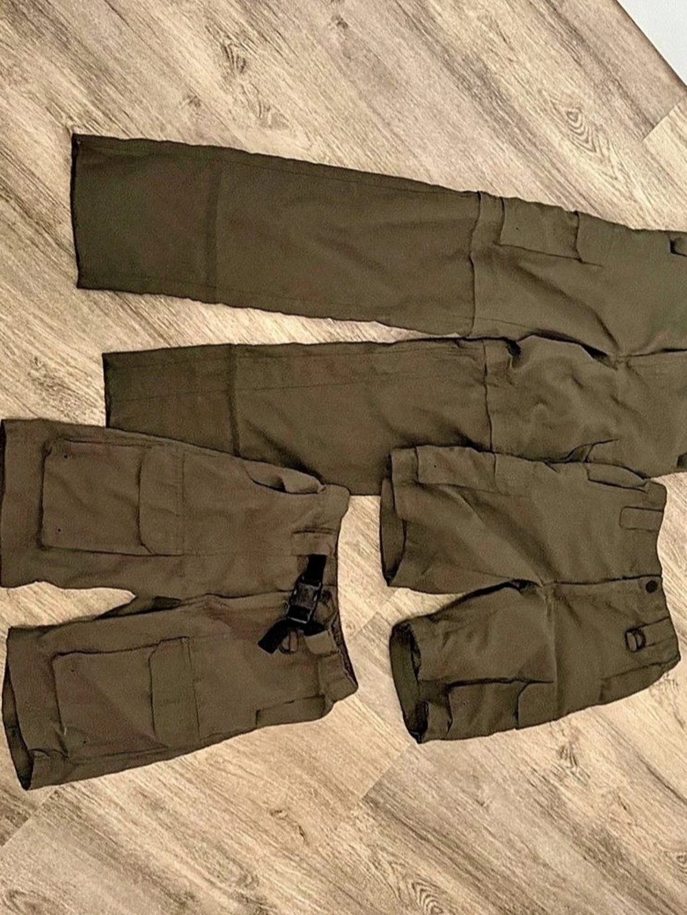 Lot Of 3 Boy Scouts of America Uniform Shorts Pant Youth M Green Cargo